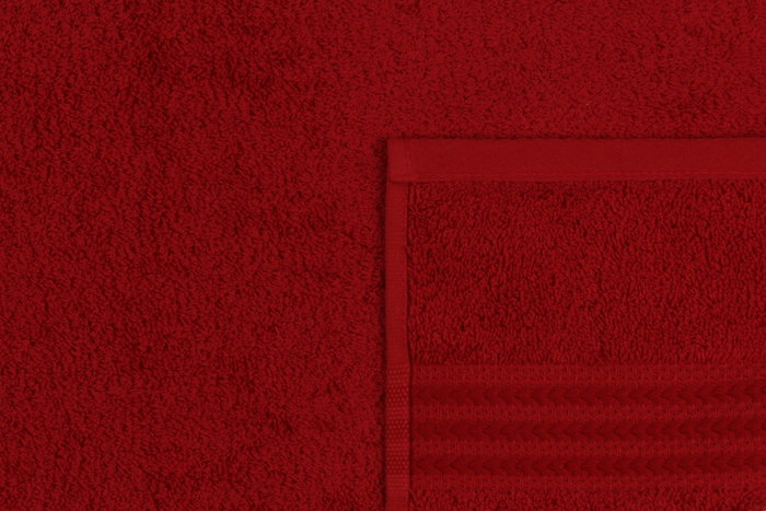 Mijölnir Toalla de Manos Roja 100% Algodón 500 gr/m² 50x90 cm